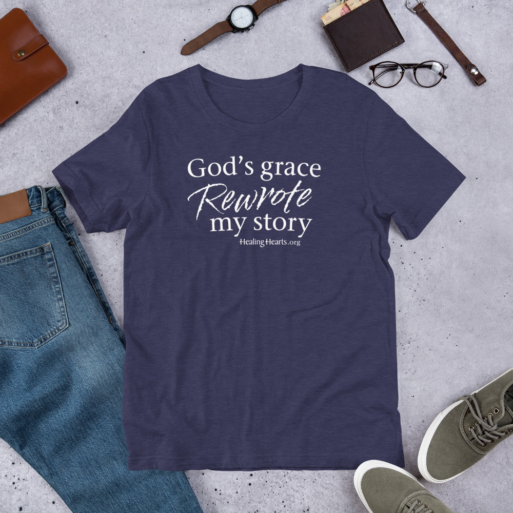 "Grace Rewrote" (Dark) - Unisex t-shirt