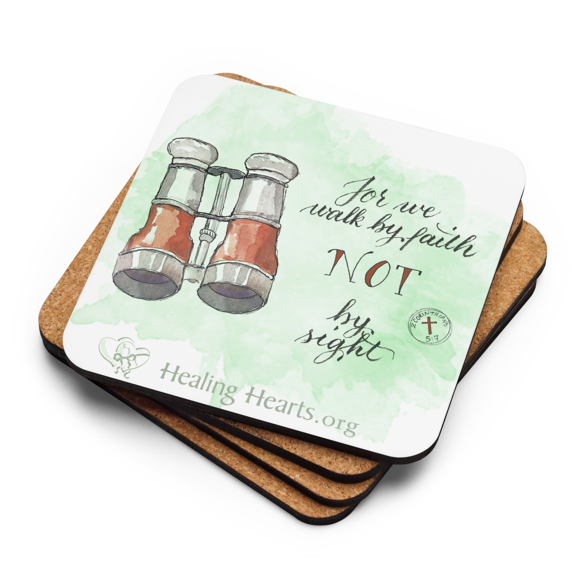 "By Faith" coaster